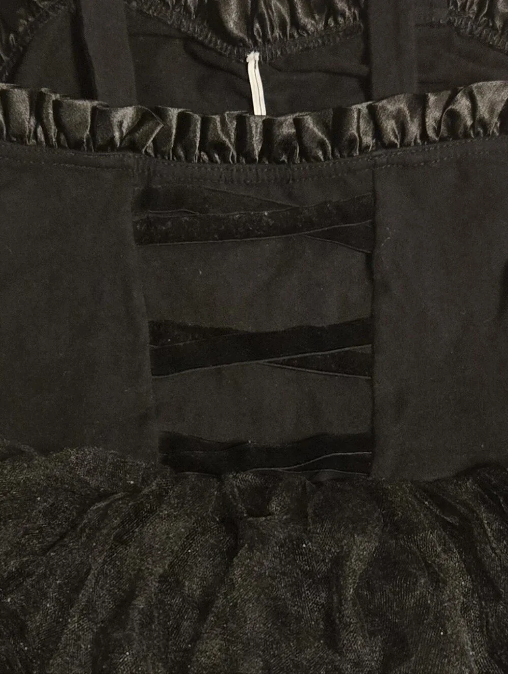 Black Ballet Tutu Dress Leotard Size 16